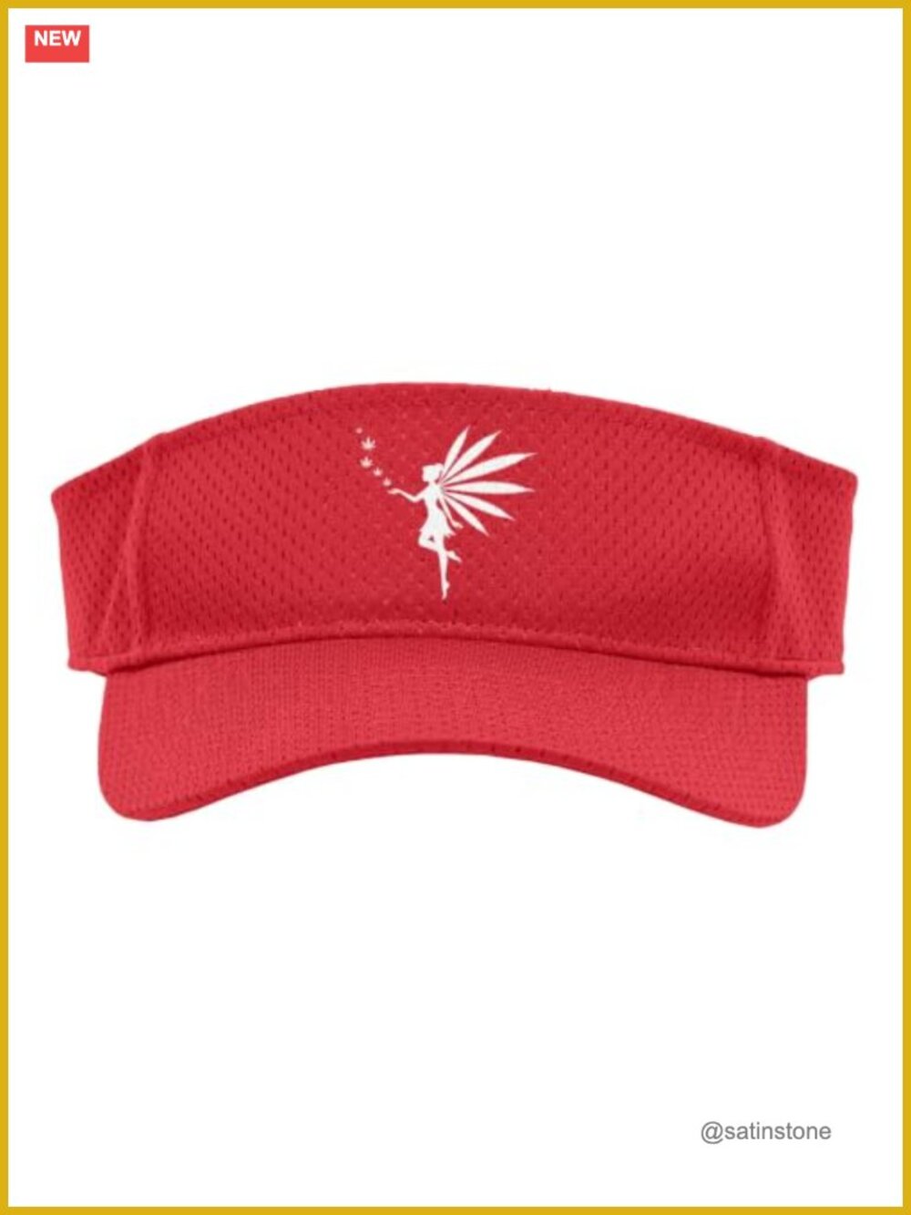 Fairy Wings Magic Gamer Style Sport Sun Visor Polyester Adjustable